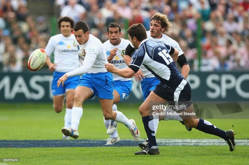 Ballon(No Maillot)De Rugby De Match De L'Italie Saison 2007/2008 - Photo 8/10