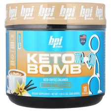 Keto Bomb™, Keto Coffee Creamer, French Vanilla Latte, 1 lbs 0.5 oz (468 g)