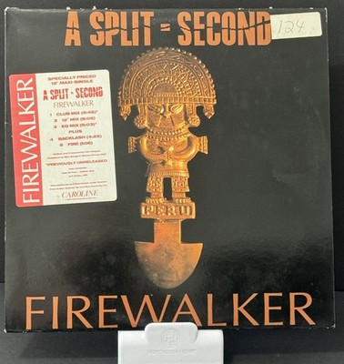 A Split-Second Firewalker 12'' VG+ 1990 Caroline Industrial EBM Rave Vinyl