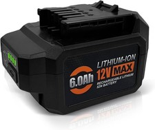 12V 6.0Ah Battery for SKil PWRCORE 12V Series Cordless Power Tools, Replaceme...