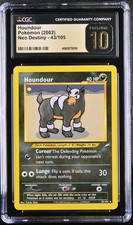 Pokemon Houndour #43 Neo Destiny CGC10 PRISTINE 🔥🔥🔥🔥LOW POP 1 on eBay