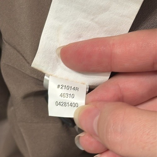 Blazer chaqueta SPANX Carefree satinado espalda crepé humo/taupe talla 1X - Imagen 10 de 12