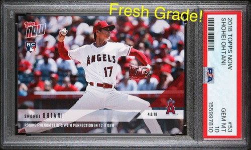 2018 Topps Now #53 Shohei Ohtani PSA 10 Gem Mint RC