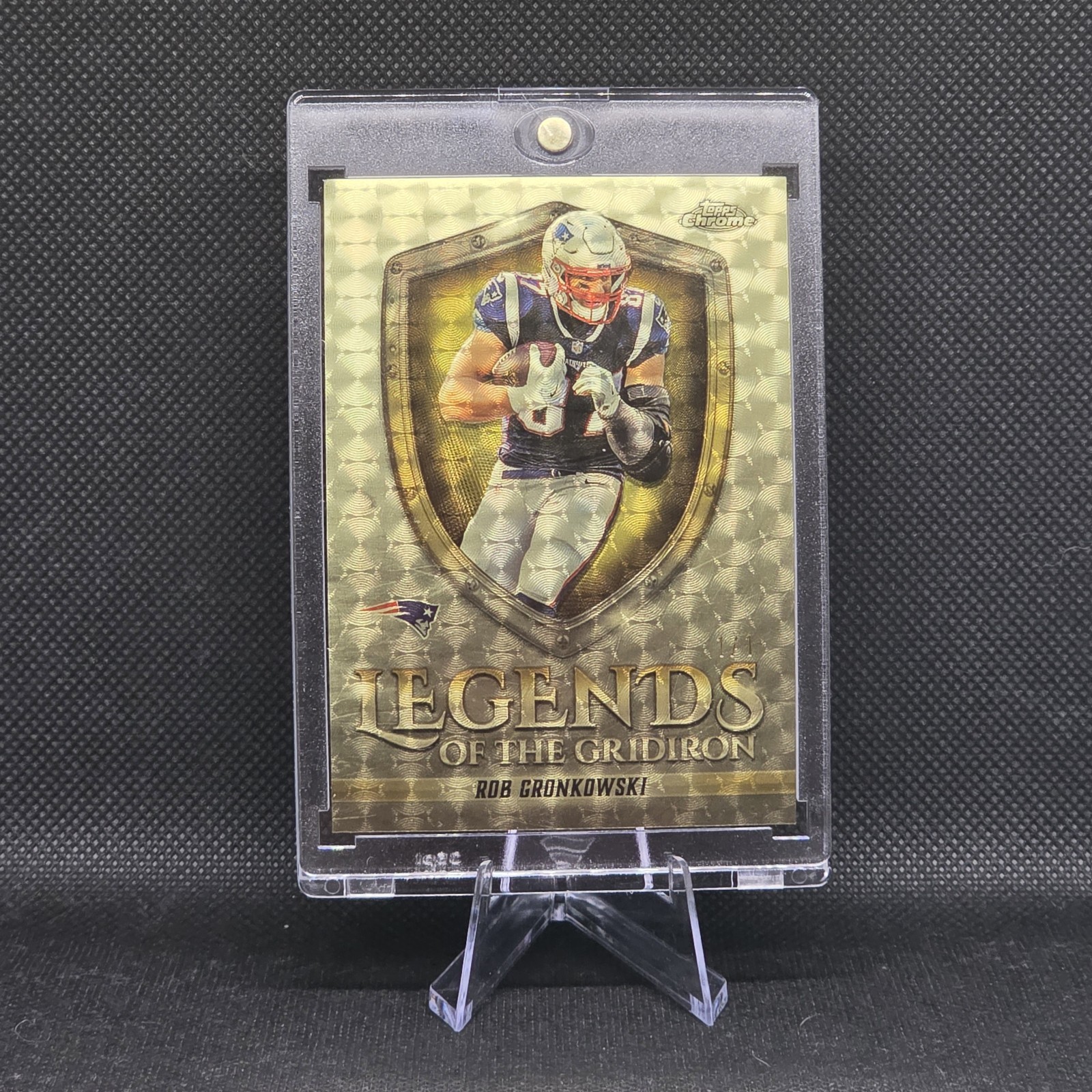 SUPERFRACTOR 1/1 Topps Chrome Rob Gronkowski Legends of the Gridiron #LOG-29