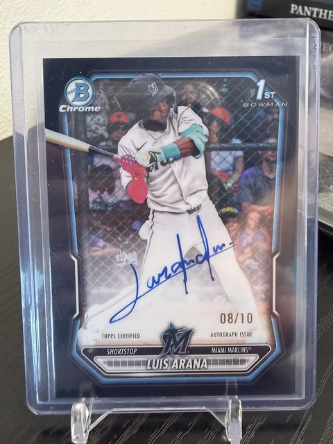 2026 Bowman Baseball - Luis Arana 1st True Black Chrome Auto /10 #CPA-LA