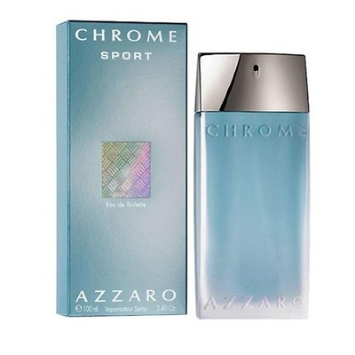 AZZARO CHROME SPORT for Men Cologne 3.3 Oz @ 100 ml EDT Spray