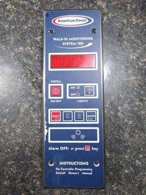 American Panel WIMS Walk-In Monitoring System 100 Intelligent Controller Panel