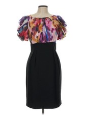 Eliza J Women Black Cocktail Dress 10