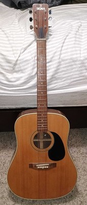 Vintage 70s Sigma Right-Handed 6 String Acoustic Guitar