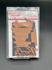 Spellbinders Glimmer Hot Foil Plates Kit of Month GOM-SEP24 Friendly Thanks