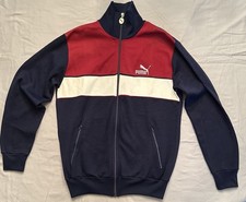 Vintage PUMA Track Jacket Full Zip Size Medium 90s classic sport