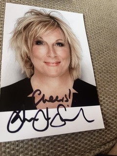 JENNIFER SAUNDERS COMEDY STAR PHOTO SIGNED 6x4