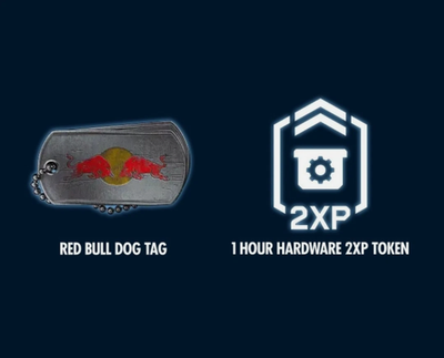 Battlefield 6 x Red Bull Exclusive Limited Edition Dog Tag w/ 2XP