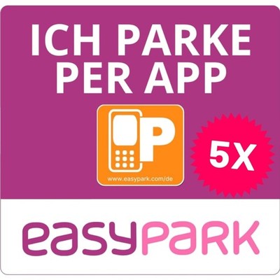 Vignette Sticker, Car Windscreen, Removable, UV Protection, 5 Stück, 80x80mm,...