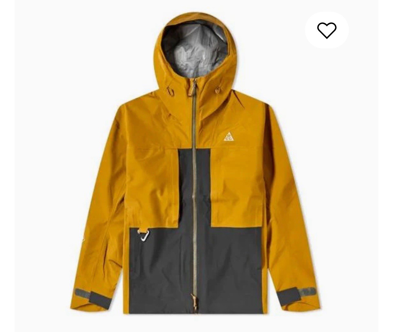 Nike ACG Gore-tex Windproof Casual Sports Hooded Jacket Brown CV0634-216 Mens Lg