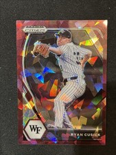 Ryan Cusick 2021 Panini Prizm Draft Picks #PDP24 Burgundy Cracked Ice 19/23