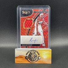 2021-22 Panini Select - Rookie Jersey Autographs Isaiah Todd #RJ-ITD Red Wave SP