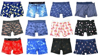 American Eagle Men 6'' Flex Boxer Brief Regular Length Underwear Size S-3XL
