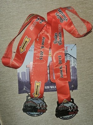 2015 Kennywood Coaster Run And Ride  Medals (2) Koaster Run And Ride 5K