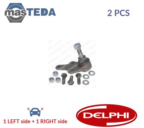 TC1433 SUSPENSION BALL JOINT PAIR FRONT DELPHI 2PCS NEW OE REPLACEMENT