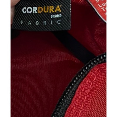 Manhattan Portage Chrystie Backpack Red Cordura Brand Fabric  display picture 3