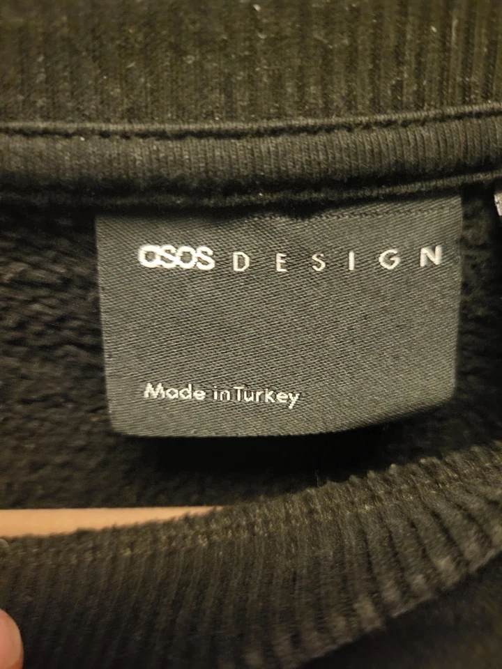 RARO OOAK ASOS Diseñador Naranja Camuflaje Manga Larga Bosque Top Con Bolsillos Foto 2 de 4