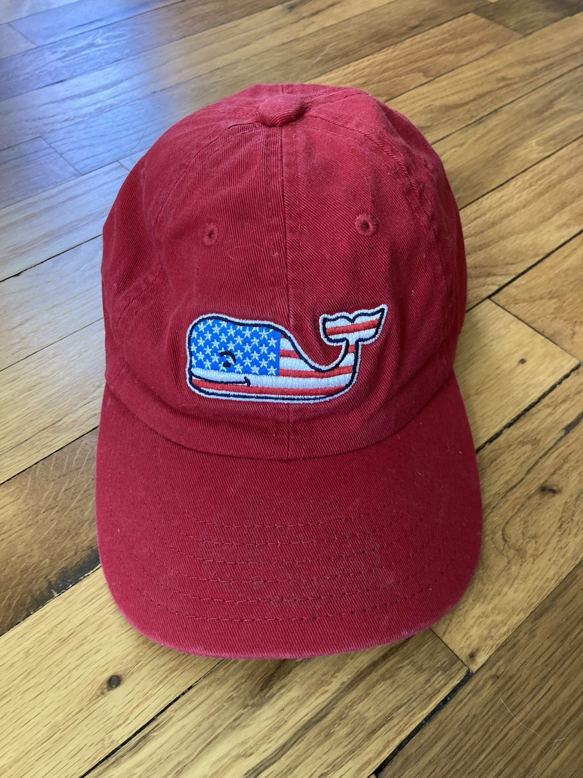 Vineyard Vines Hat Strap Back Adjustable Whale US… - image 1