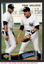 1992 Upper Deck #SP4 Frank Thomas / Tom Selleck Chicago White Sox HOF