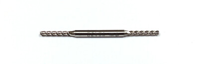 1/8'' (.125'') 4-Flute HSS NCC Double Ended End Mill Radius .020'' MF40001218