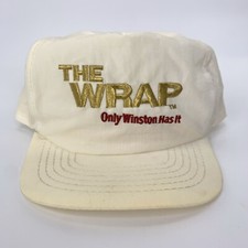 Vintage Winston Cigarettes The Wrap Only Trucker Hat Nylon Snapback