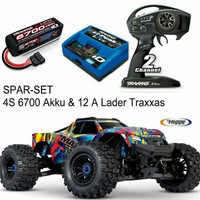 Traxxas# Wide Maxx Monster Truck Rock´N Roll + 4S 6700Mah Akku + LadegeräT Rtr