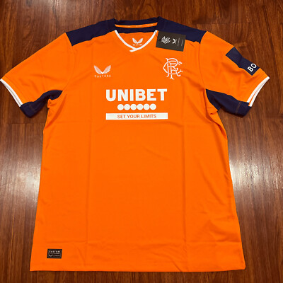 2022-23 Castore Rangers FC Men's Soccer Third Jersey Extra Large XL Scotland