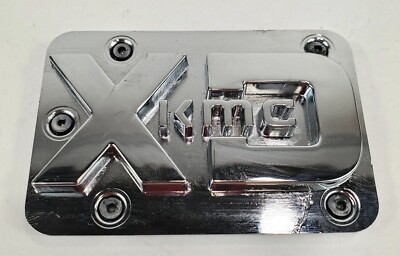 XD KMC Off Road Wheel Center Hub Cap Square Piece Badge T112H170-B Chrome Emblem