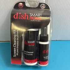 Dish Scene Cleaning Kit Protects High Def Plastic LCD LED Screens With Refill