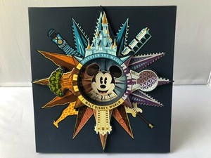 Disney Parks Exclusive 4 Park Compass Photo Frame World WDW Epcot