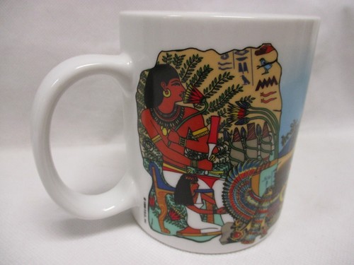 Taza de café Luxor Las Vegas NV Casino 1999 F.S.D. Linyi Egipcia Irene Personalizada - Imagen 4 de 7