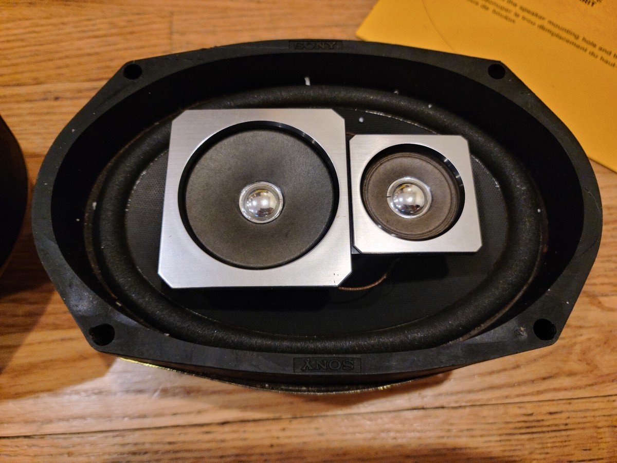 Vintage Sony XS-691 3 Way Speakers Japan RARE | eBay
