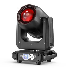 UKING 200W LED Zoom Moving Head Beam Stage Light DMX 14Gobos 18Prism DJ Disco