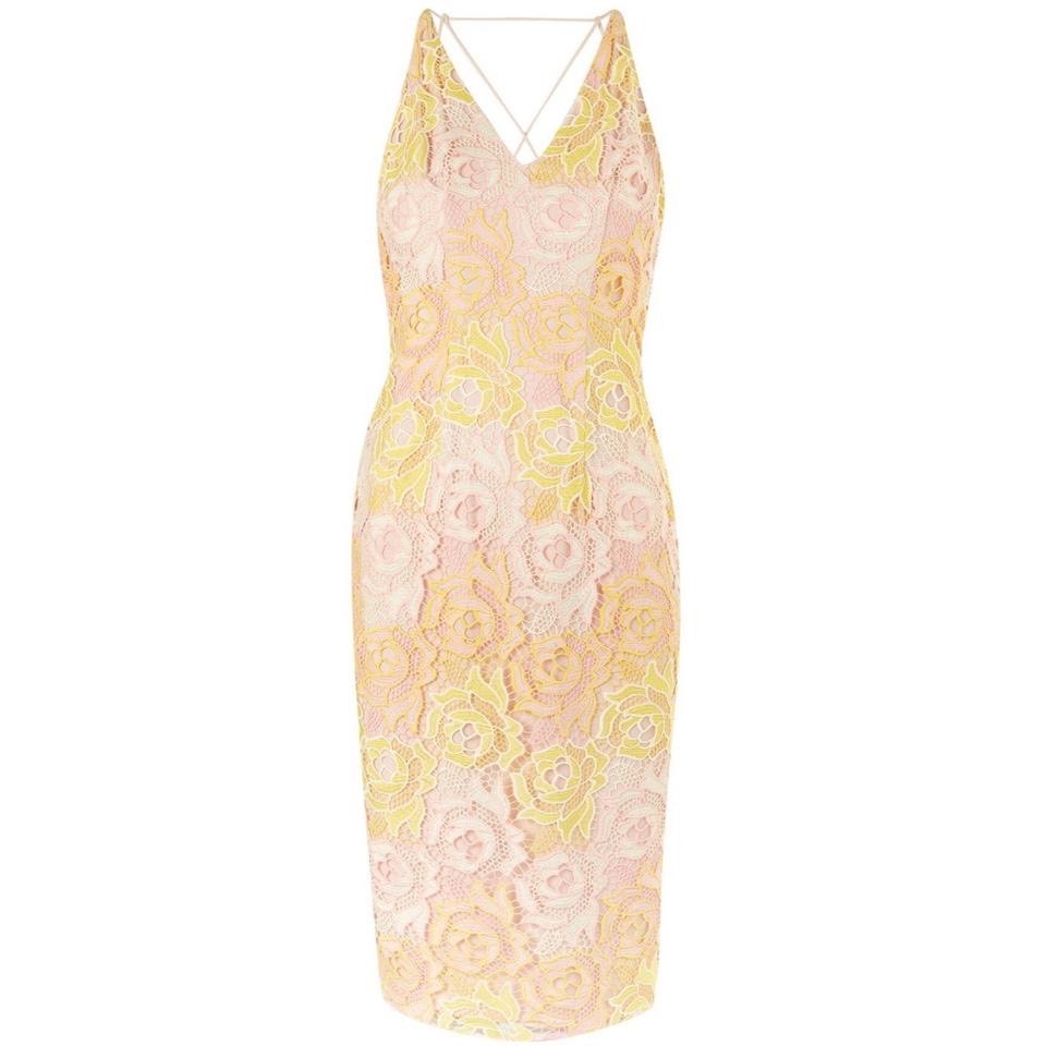 chinese dress ladies Rent Topshop Lace Patchwork Midi Dress In Multi