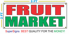 2x5 FRUIT MARKET Banner Sign