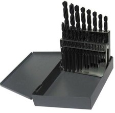 1/16 - 3/8 HSS Split Point Jobber Drill Bit Set 21 Pieces 1/64 Increments 