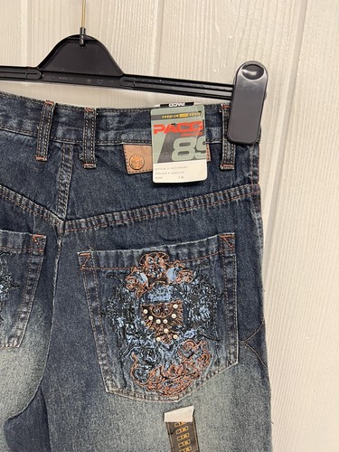 Paco Jeans Denim & Co. Boy's Dark Wash Straight Leg Blue Denim Jeans Size 16 - Picture 11 of 13