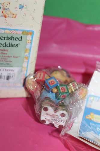 Cherished Teddies Jeffrey Striking Up Another Year 1996 Figurine In Box Numbered - Picture 3 of 18