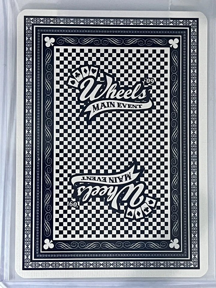 Kyle Busch #5H NASCAR Racing 2009 Wheels Main Event Playing Card Blue Back - Image 2 of 2