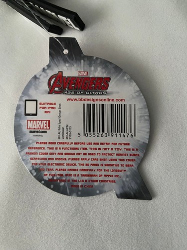 Marvel Avengers Age of Ultron Lenticular Tablet Case iPad Mini New with tags - Picture 5 of 5