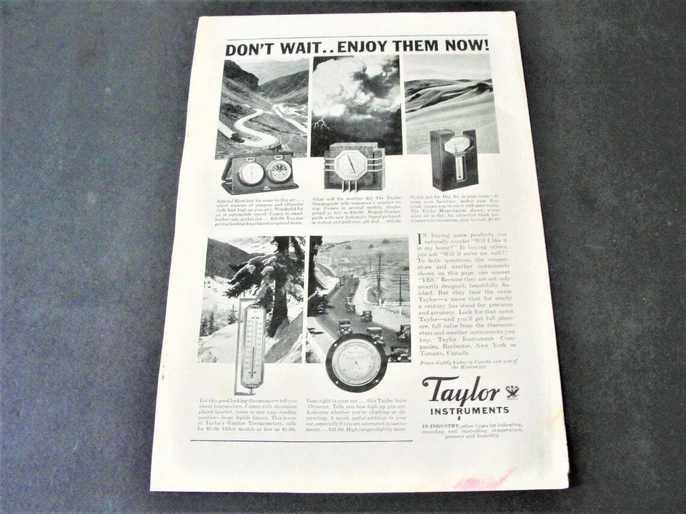 1930s Texaco-from coast to coast-Set of (2) Magazine Page Advertisement Prints. - Image 3 of 4