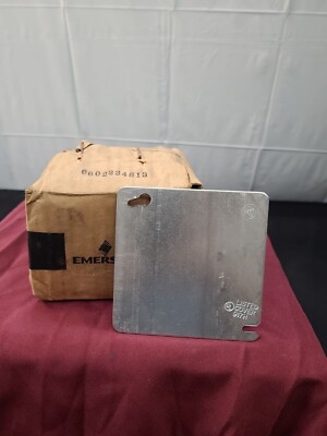 Emerson 8465 Flat Blank Outlet Square Box Cover 4''L x 4''W LOT OF 50