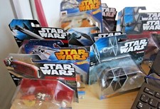 Star wars character/carships /space ships by hot wheels/Micro force ships