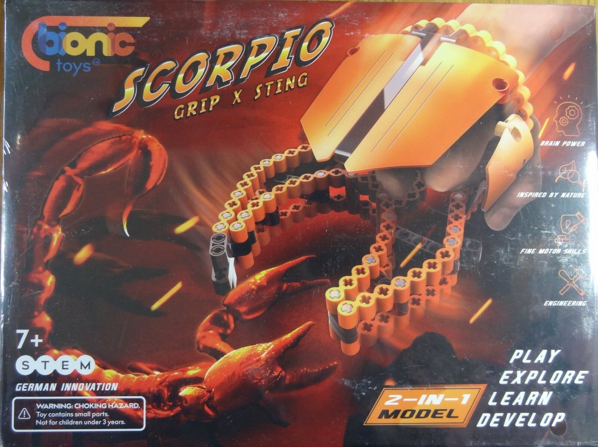 Scorpio Grip + Sting C Bionic Toys STEM Flexible Construction