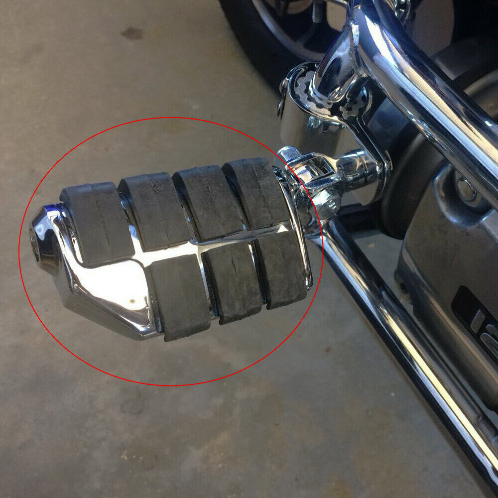 Chrome Motorcycle Highway Foot Pegs Rests For Honda Goldwing GL 1800 1500  1200